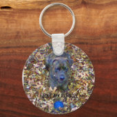 I Liebe mein Grubenbull Schlüsselanhänger (Vorderseite)