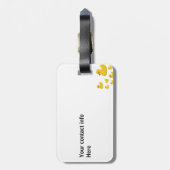 I Liebe mein Gummienten-Gepäck-Umbau Gepäckanhänger (Rückseite vertikal)