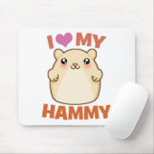 I Liebe mein Hammy Mousepad (Mit Mouse)