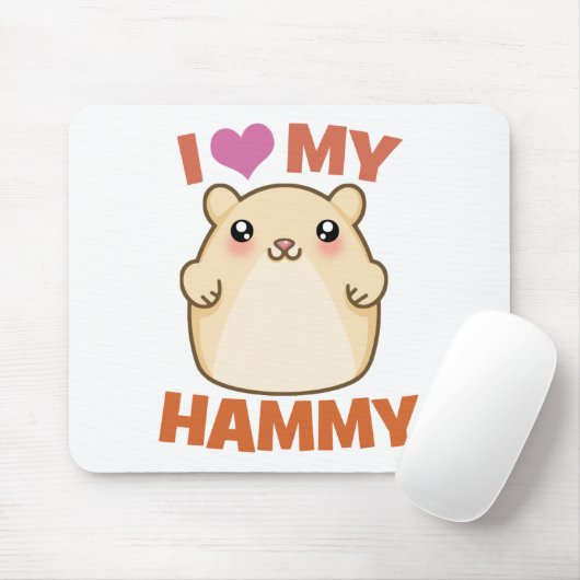 I Liebe mein Hammy Mousepad (Mit Mouse)