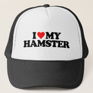 I LIEBE MEIN HAMSTER TRUCKERKAPPE