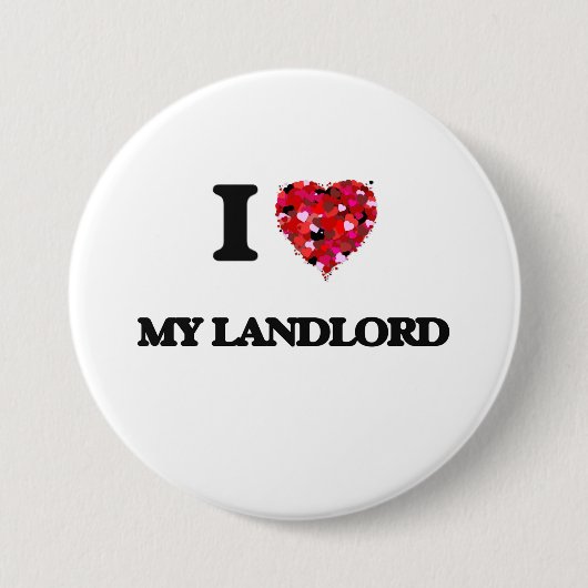 I Liebe mein Hauseigentümer Button (Vorderseite)