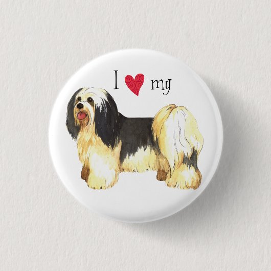I Liebe mein Havanese Button (Vorderseite)