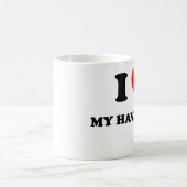 I Liebe mein Havanese Kaffeetasse (Mittel)