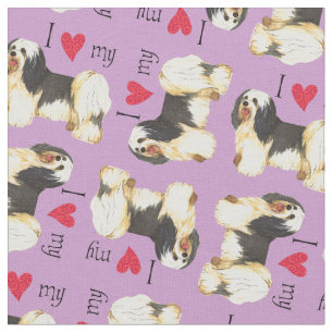 I Liebe mein Havanese Stoff