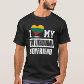 I Liebe Mein heißer litauischer Freund Litauen T-Shirt (Vorderseite)