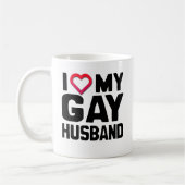 I LIEBE MEIN HOMOSEXUELLER EHEMANN - .PNG KAFFEETASSE (Links)