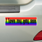 I Liebe mein homosexueller Sohn Autoaufkleber (Auf Auto)