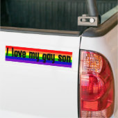 I Liebe mein homosexueller Sohn Autoaufkleber (Auf Lkw)