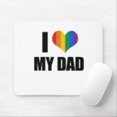 I Liebe mein homosexueller Vati Mousepad (Mit Mouse)