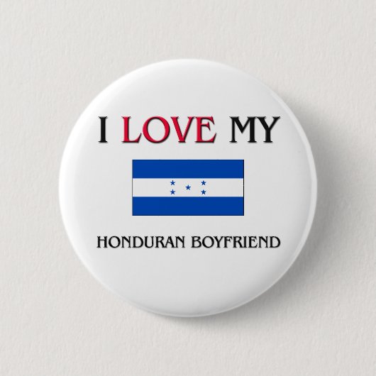 I Liebe mein honduranischer Freund Button (Vorderseite)