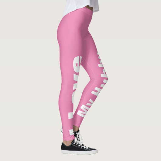 I Liebe Mein Hubby Rosa Niedliche Girly Chic 2020 Leggings (Rechts)
