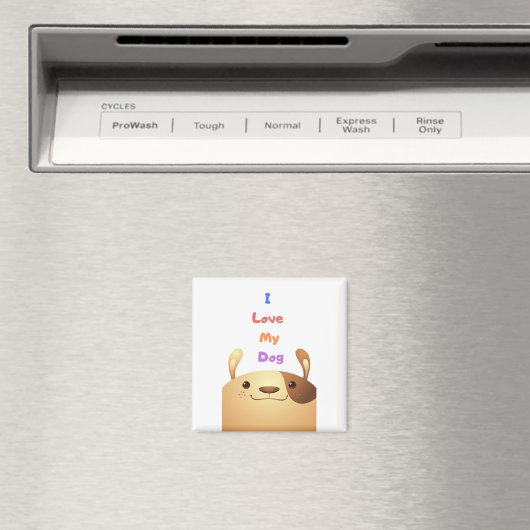 I Liebe Mein Hund - c Magnet (In Situ (Geschirrspüler))