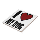 I Liebe mein Hund Fliese (Seite)