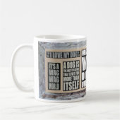 I Liebe mein Hund Kaffeetasse (Links)