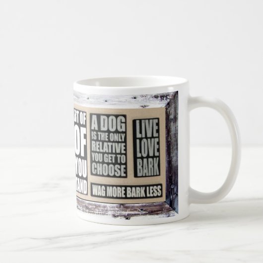 I Liebe mein Hund Kaffeetasse (Rechts)