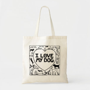 I Liebe mein Hund - Taschen-Tasche Tragetasche
