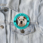 I Liebe mein HundeFoto Button (Beispiel)