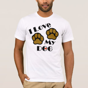 I Liebe mein Hundeshirt T-Shirt