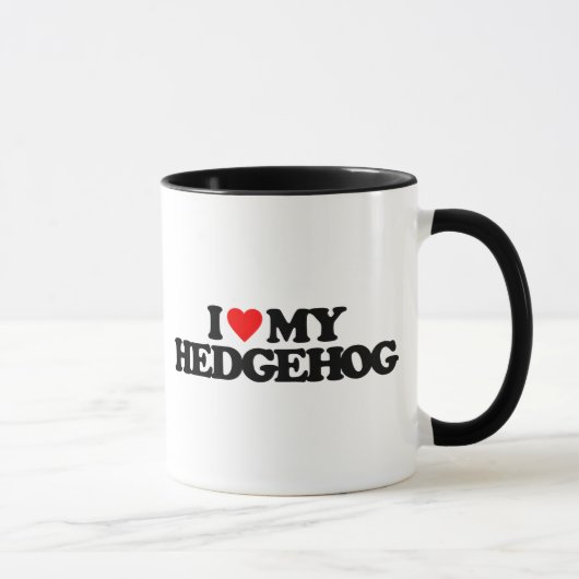 I LIEBE MEIN IGEL TASSE (Rechts)