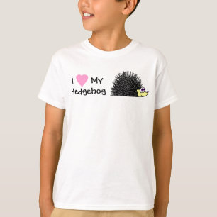I Liebe mein Igels-Mädchen-T - Shirt