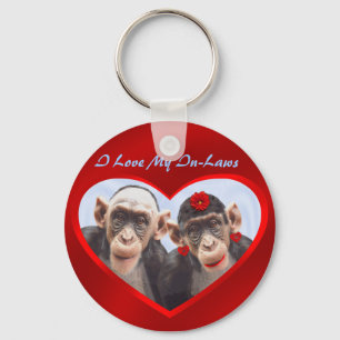 I LIEBE MEIN IN-LAWS-KEYCHAIN SCHLÜSSELANHÄNGER