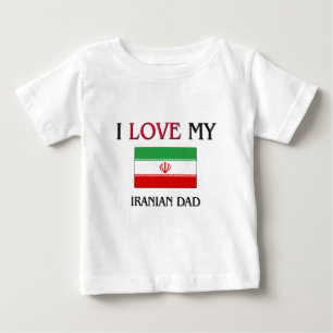 I Liebe mein iranischer Vater Baby T-shirt