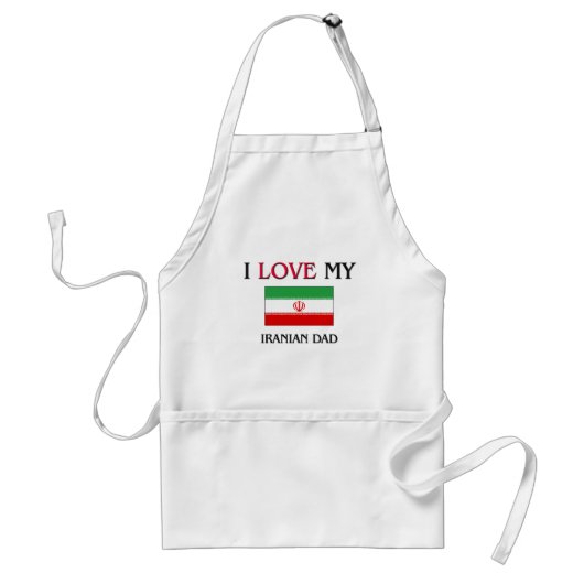 I Liebe mein iranischer Vater Schürze (Vorne)