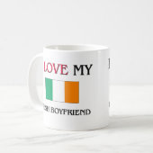 I Liebe mein irischer Freund Kaffeetasse (Vorderseite Links)