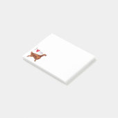 I Liebe mein Irischer Setter Post-it Klebezettel (angewinkelt)