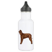 I Liebe mein irisches WasserSpaniel Trinkflasche (Rechts)