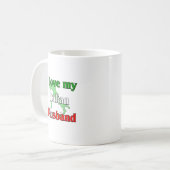 I Liebe mein italienischer Ehemann Kaffeetasse (Vorderseite Links)