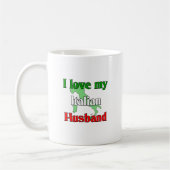 I Liebe mein italienischer Ehemann Kaffeetasse (Links)