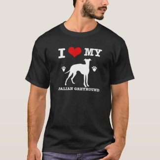 I Liebe mein italienischer Windhund T-Shirt