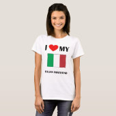 I Liebe mein italienisches Freund-Baby - Puppe T-Shirt (Vorne ganz)