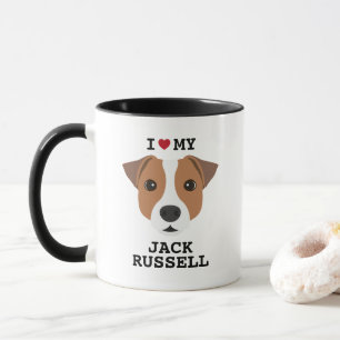 I Liebe Mein Jack Russell Hund Kaffee Tasse