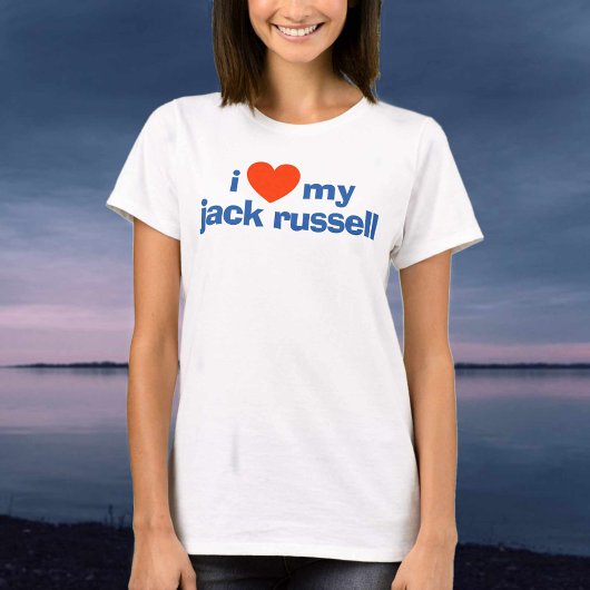 I Liebe Mein Jack Russell T-Shirt
