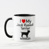 I Liebe Mein Jack Russell Terrier Dog Tasse (Links)