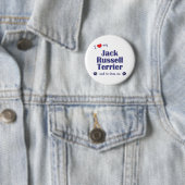 I Liebe mein Jack-Russell-Terrier (männlicher Button (Beispiel)