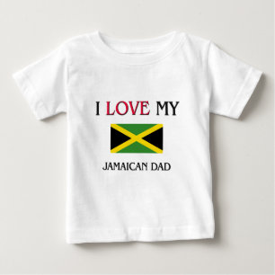 I Liebe mein jamaikanischer Vater Baby T-shirt