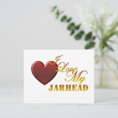 I Liebe Mein Jarhead 1 Postkarte (Stehend Vorderseite)