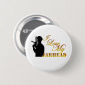 I Liebe mein Jarhead 3 Button (Vorne & Hinten)