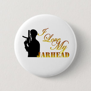 I Liebe mein Jarhead 3 Button