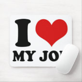 I LIEBE MEIN JOB - mousepad (Mit Mouse)