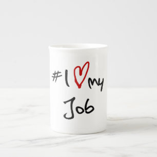 # i-Liebe mein Job Porzellantasse
