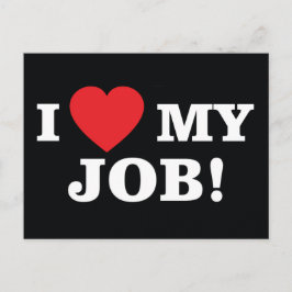 I Liebe Mein Job Postkarte