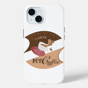 I Liebe Mein Kaffee Retro Java Case-Mate iPhone Hülle