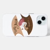 I Liebe Mein Kaffee Retro Java Case-Mate iPhone Hülle (Rückseite (Horizontal))