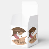 I Liebe Mein Kaffee Retro Java Geschenkschachtel (Geöffnet)