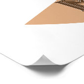 I Liebe Mein Kaffee Retro Java Poster (Ecke)